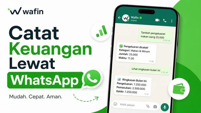 Ilustrasi: Catat Keuangan Lewat WhatsApp: Cara, Tools & Harga 2026